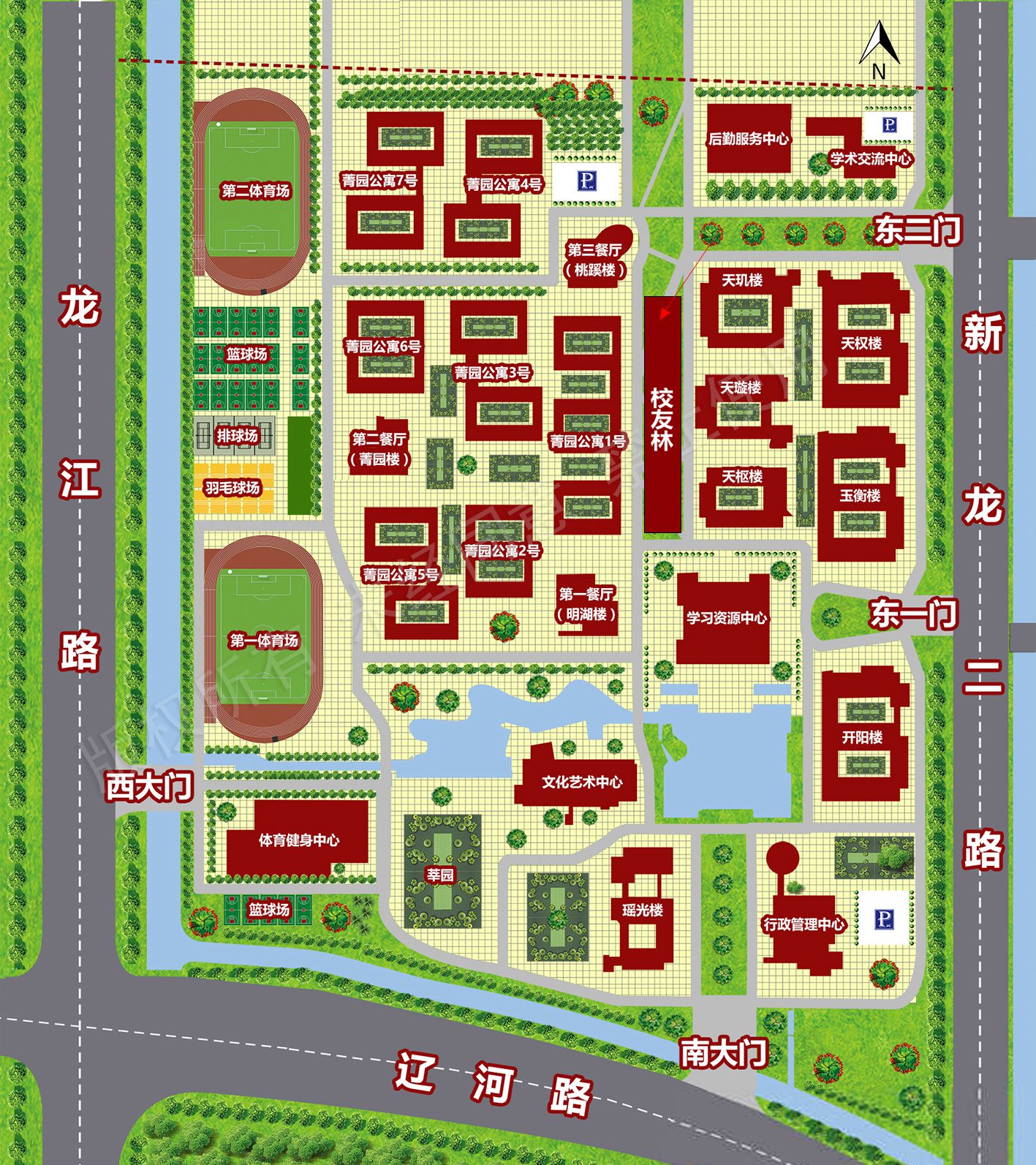 附件1:常州工学院2018届校友林位置示意图.jpg